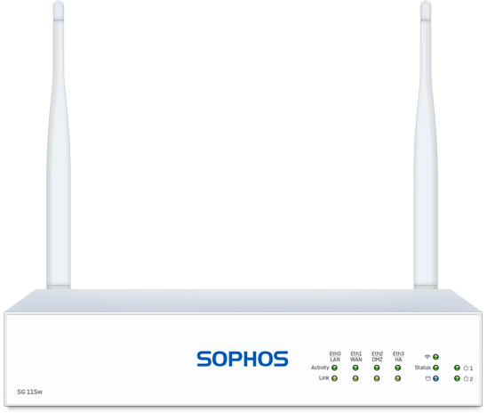 Sophos SG 115w Rev. 3 Security Appliance front