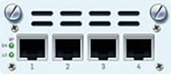 4 Port GbE copper - 2 Bypass groups FleXi Port Modul (für XG 2xx/3xx/4xx alle Revisions)