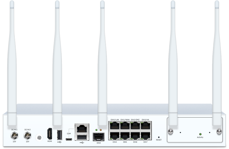 Sophos SG 135 Security Appliance (SG135w) - Wifi Expansion Slot back