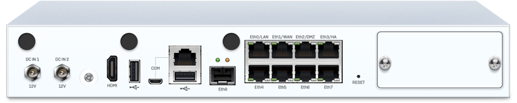 Sophos SG 125 Rev. 3 Security Appliance back