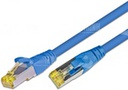 [PKW-KAT6A- 0.25 BL] CAT6A HQ Patchkabel, S/FTP, LSOH, Lifetime Warranty, blau (0.25)