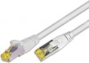 [PKW-KAT6A- 0.25 WS] CAT6A HQ Patchkabel, S/FTP, LSOH, Lifetime Warranty, weiss (0.25)