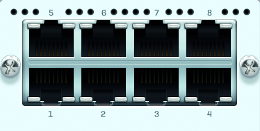 8 Port GbE Kupfer FleXi Port Modul (für XG 750 and SG/XG 550/650 rev.2 only)
