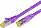 CAT6A HQ Patchkabel, S/FTP, LSOH, Lifetime Warranty, violett